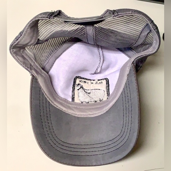 Unisex Adult One Size NOT GOORIN BROS Animal Farm Black Sheep Trucker Cap Hat - Picture 10 of 16